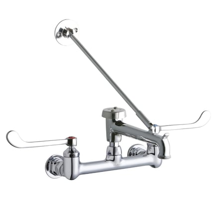 Elkay Elkay 8" Centers WFaucet 7" Bucket Hook Spout 6in Blade Hdl Inlet Ch LK940BP07T6H